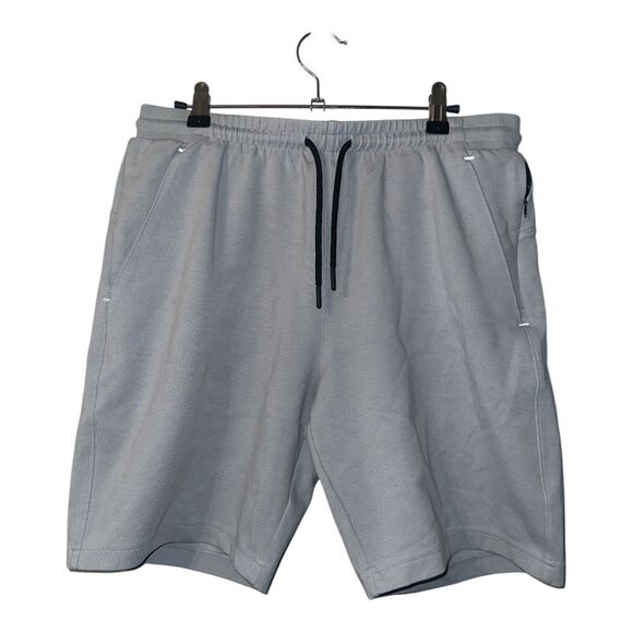 Old Navy Mens Gray Dynamic Fleece Shorts, Medium - Picture 2 of 9